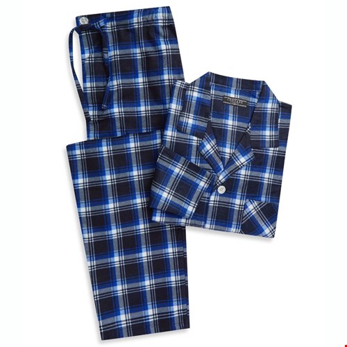 Contare Flannelette Long PJ Check